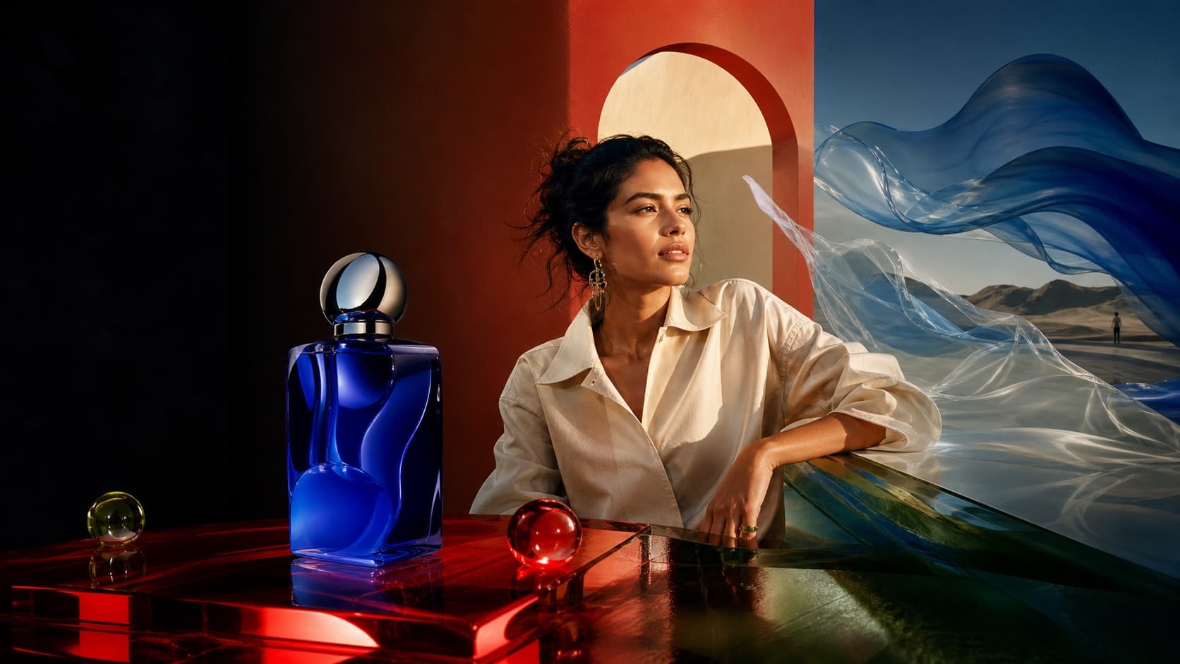 A premium editorial product campaign made with BRAVA